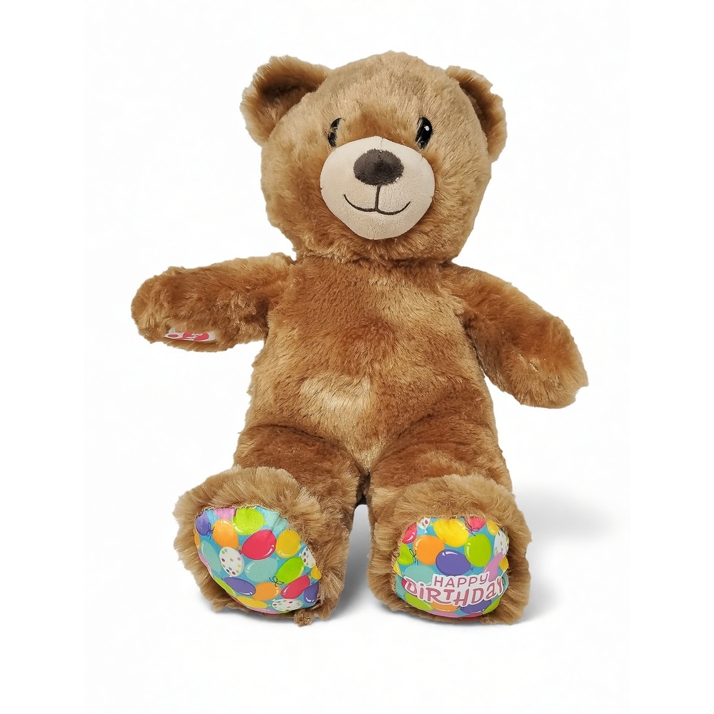 Build-A-Bear Workshop Happy Birthday Treat Teddy Plush Stuffed Animal 15-Inch